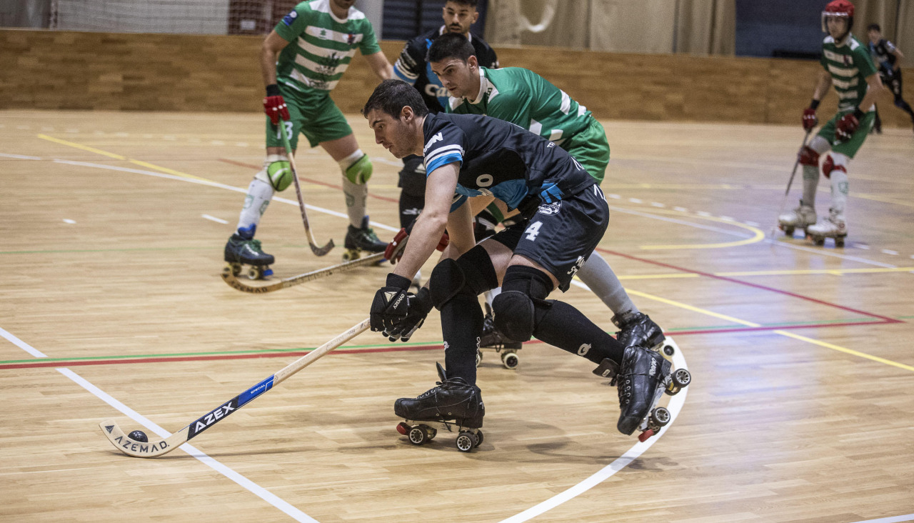 Imagen del Lubiáns-Patinalón de la primera jornada