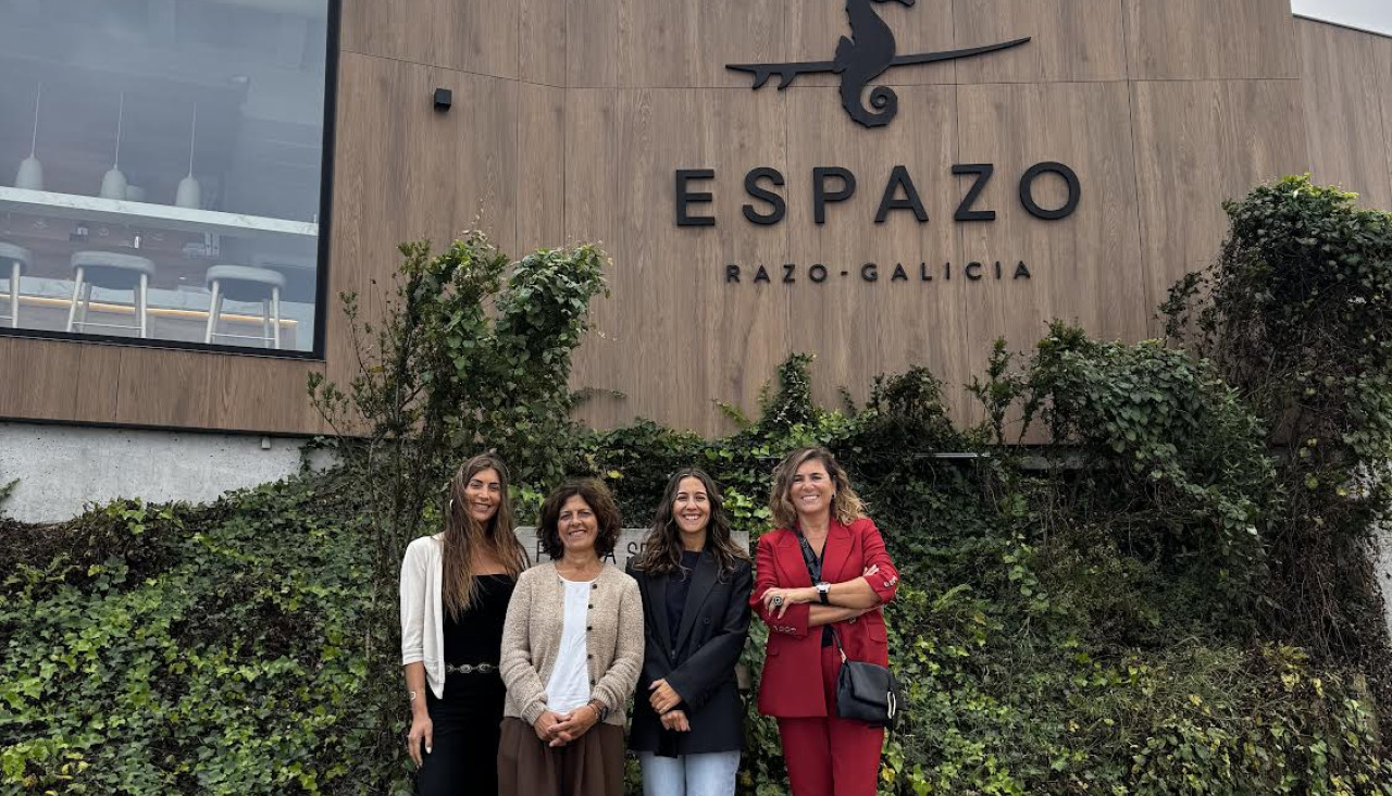 Rosa Ana Garcia en su visita a Espazo Nature
