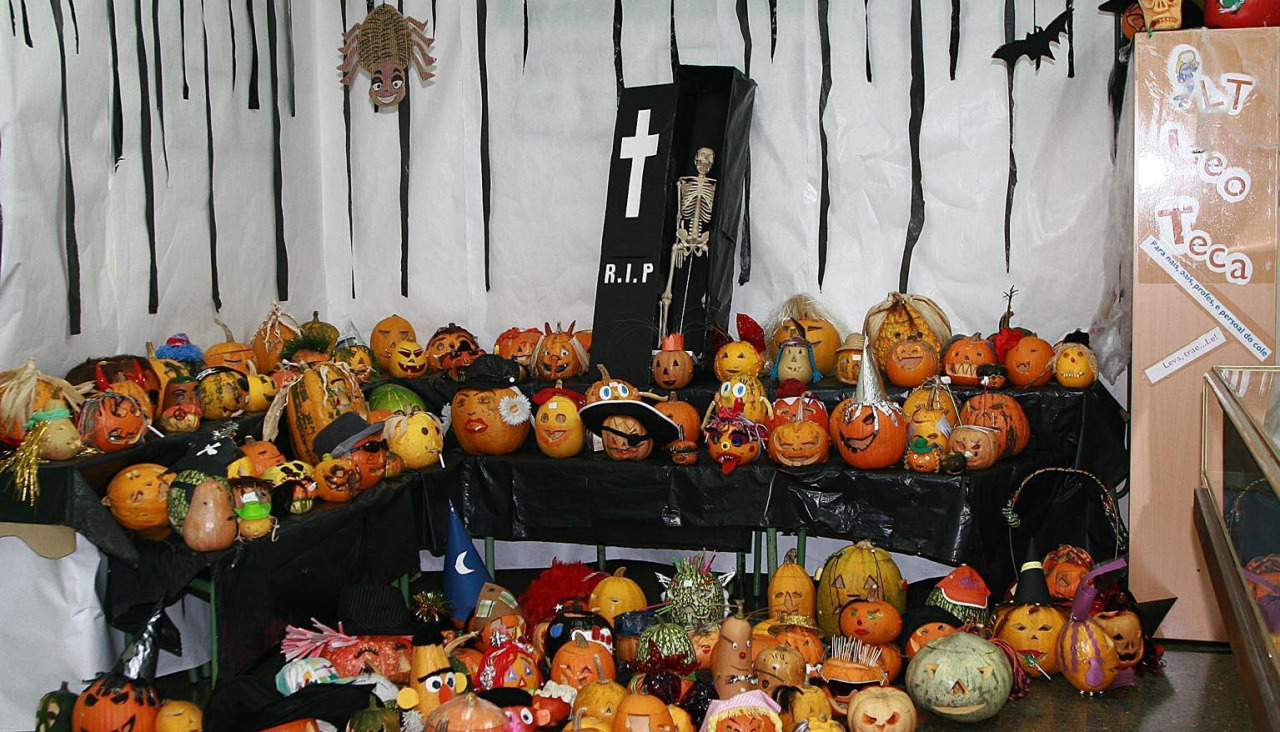 Una exposición de calabazas