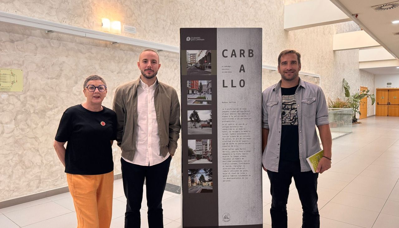 Milagros Lantes, Daniel Barreiro y Juan Seoane en el evento celebrado en la provincia gaditana