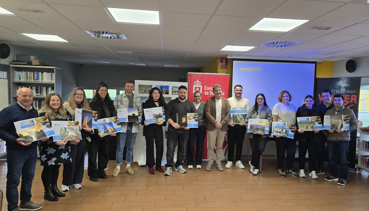 Los premiados, durante la entrega de los galardones