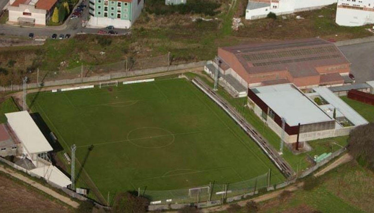 Vista aérea del Municipal de Fontenla, donde se jugó el controvertido encuentro