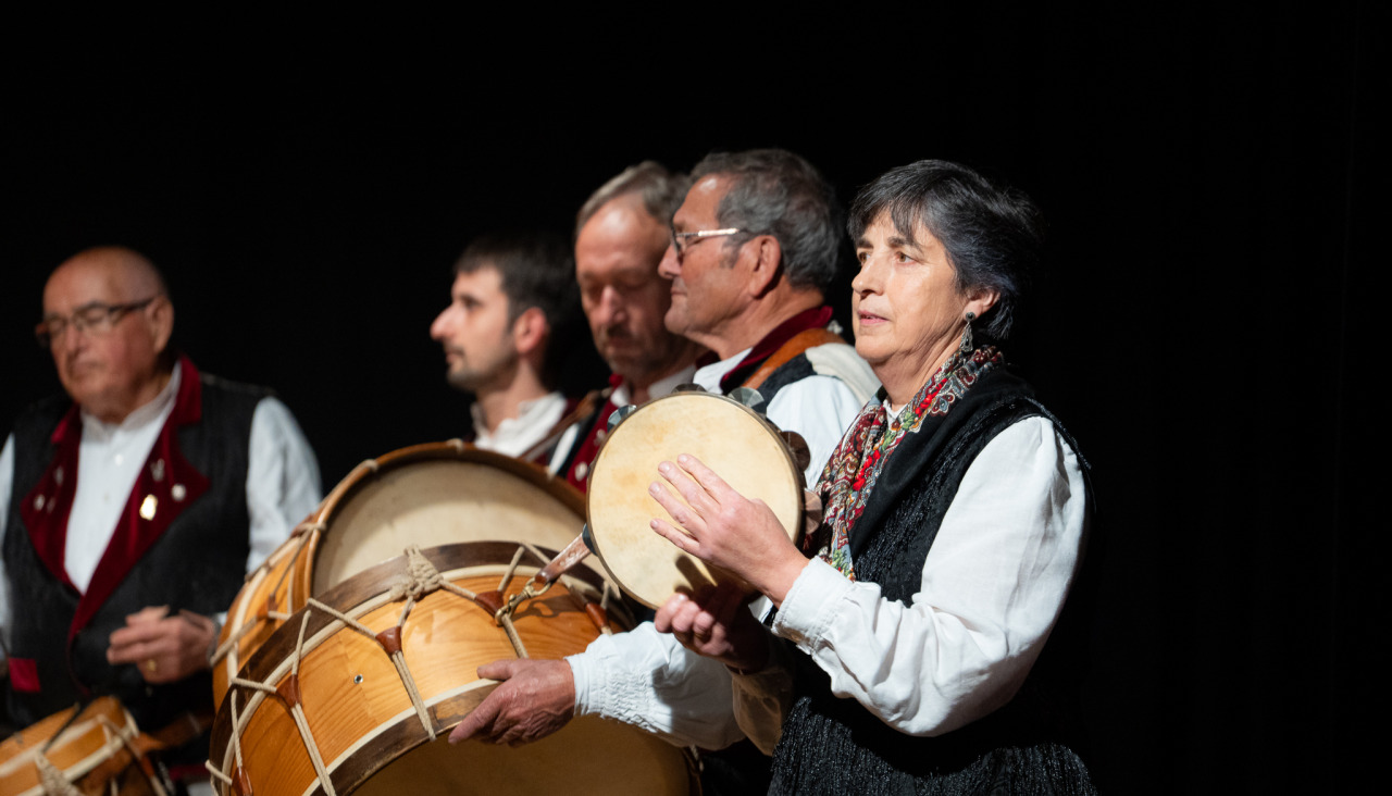 Una de las agrupaciones en el festival As Nosas Músicas