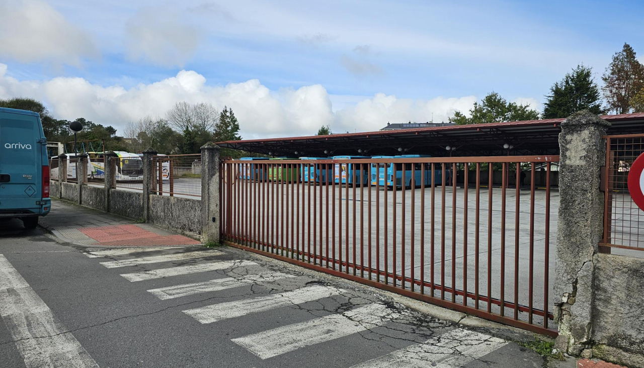 Vista de la estación de autobuses de la capital carballesa