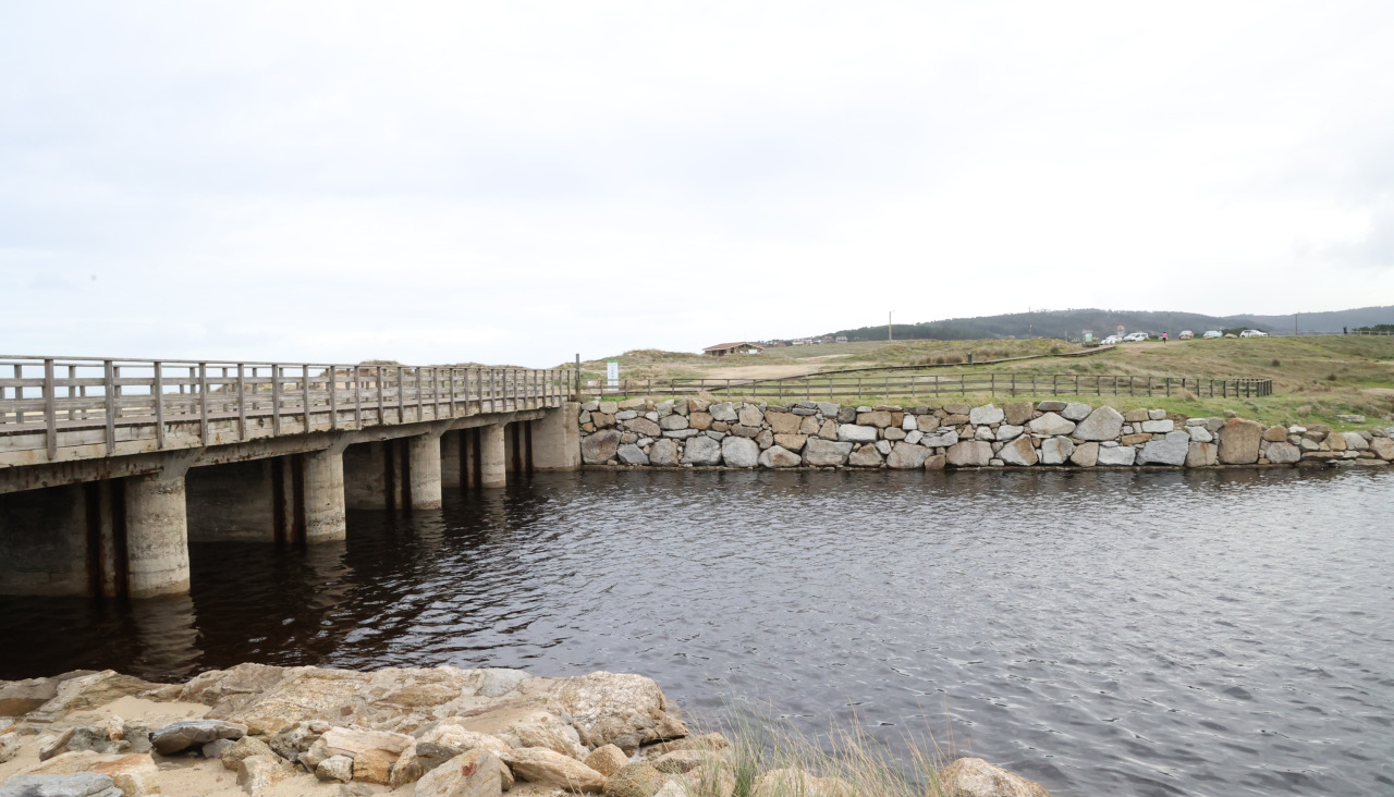 El canal de la ría de Baldaio, la mañana de este miércoles