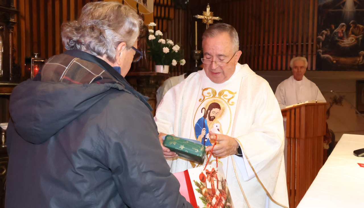No faltaron los regalos durante la celebración