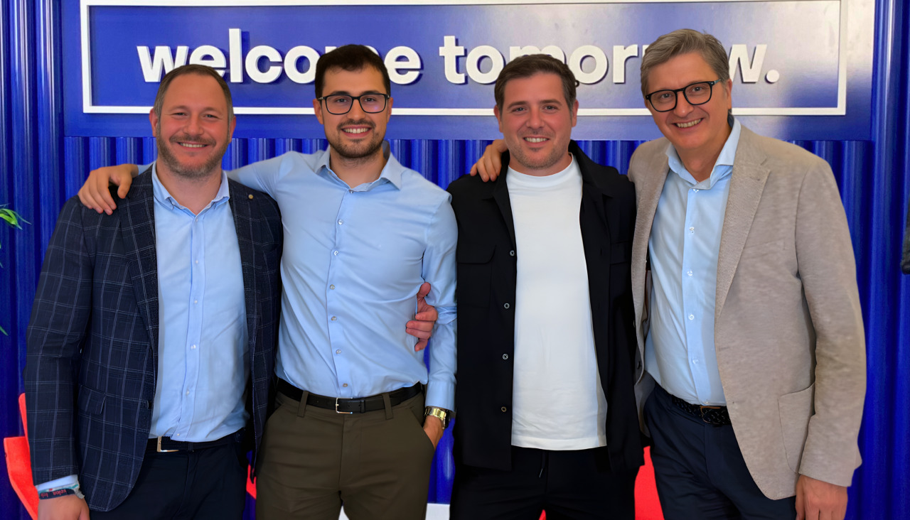 Los socios de Kelea, Óscar Naveiras, Christian Balsa, Santi Vidal, José Antonio Ortega, de izquierda a derecha