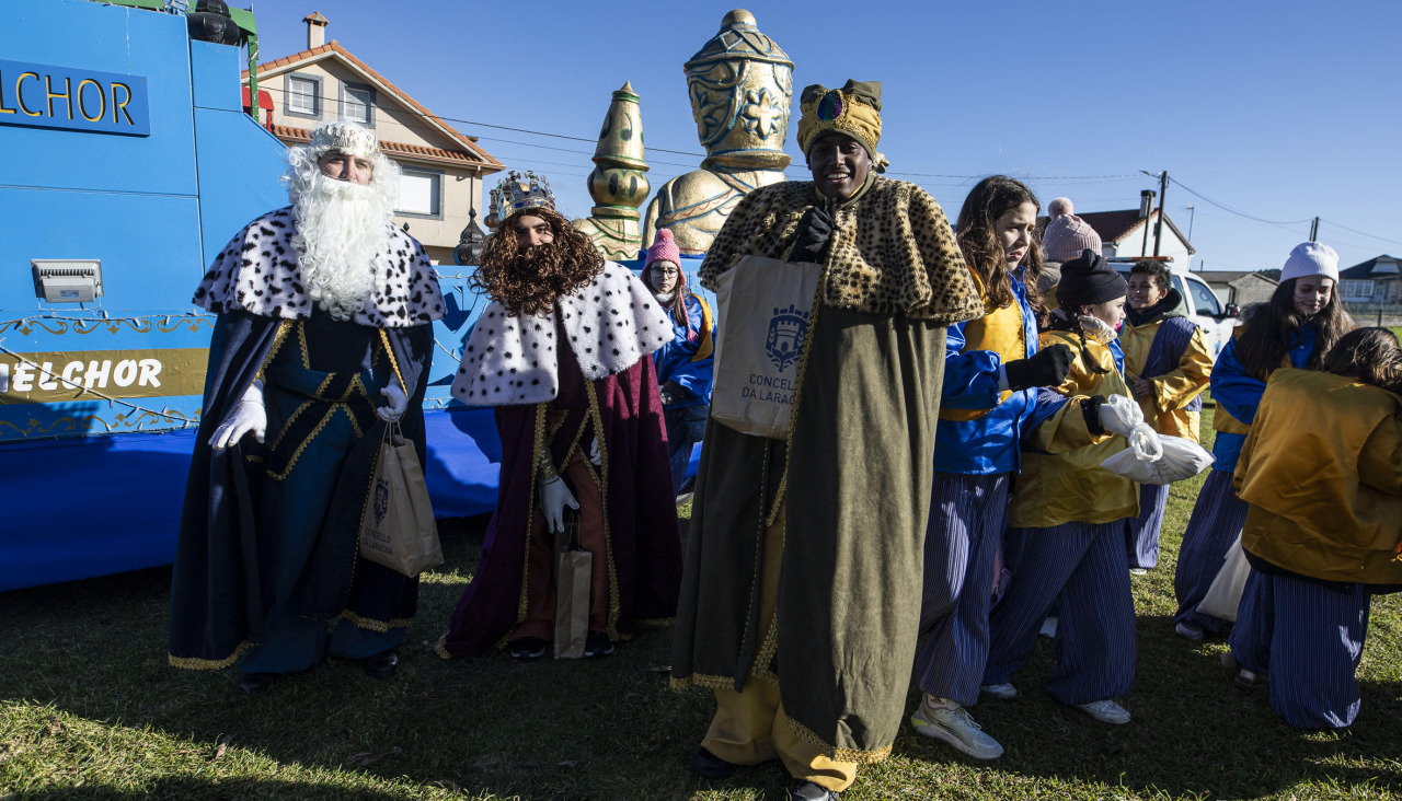 Los Reyes Magos este domingo por el concello de A Laracha