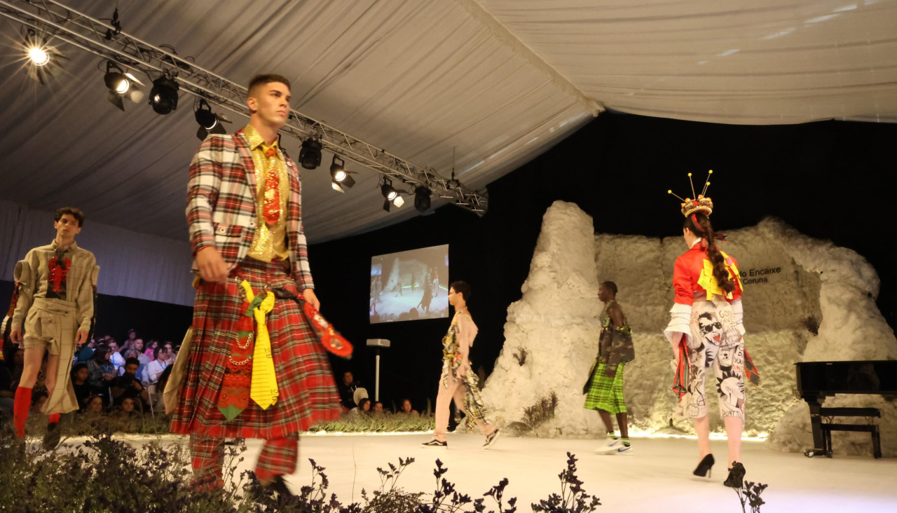 Desfile el pasado año en la Mostra do Encaixe