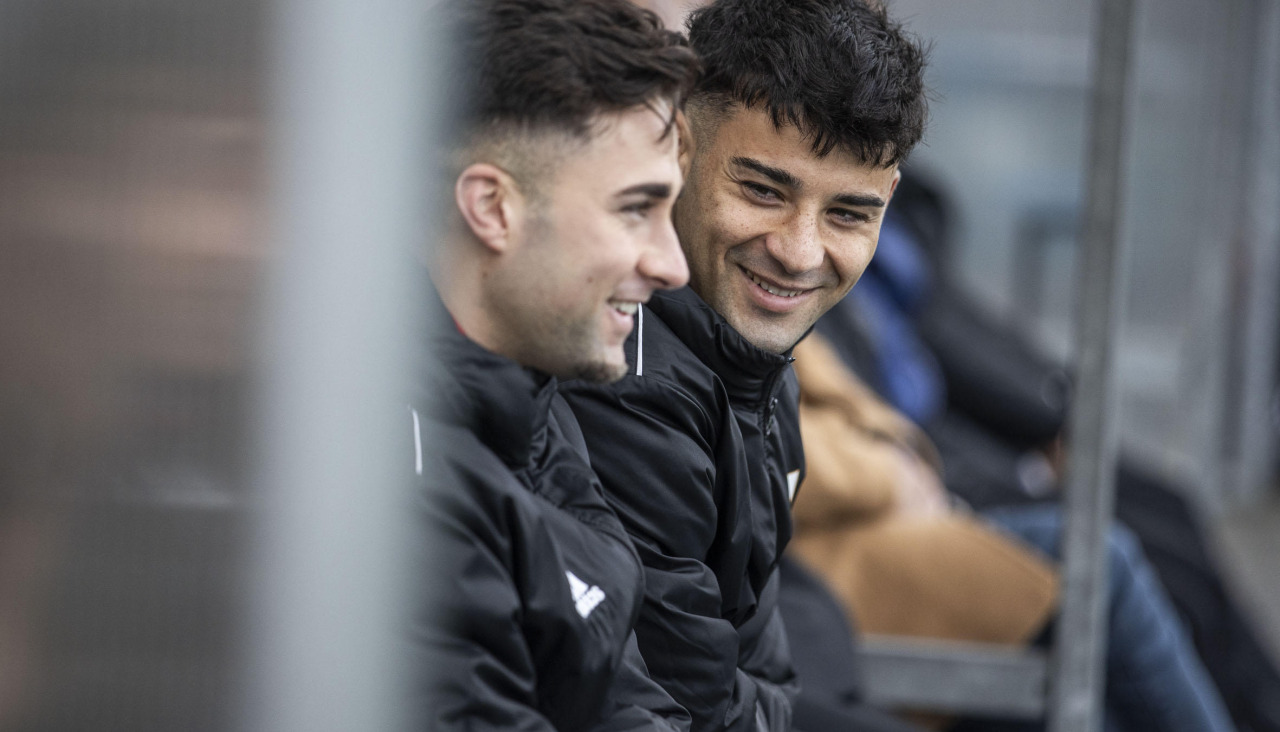 Marru en el partido contra el Real Ávila, no llegó a salir al terreno de juego