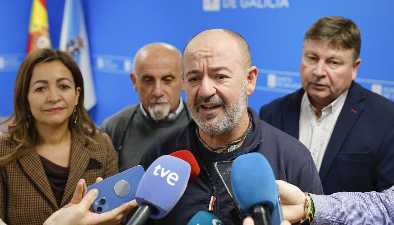 Basilio Otero, presidente de las cofradías españolas, tras la reunión en Galicia
