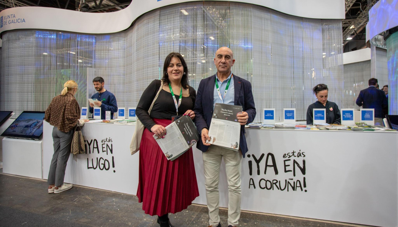 Javier Sar y Sandra Vilela en Fitur el pasado año