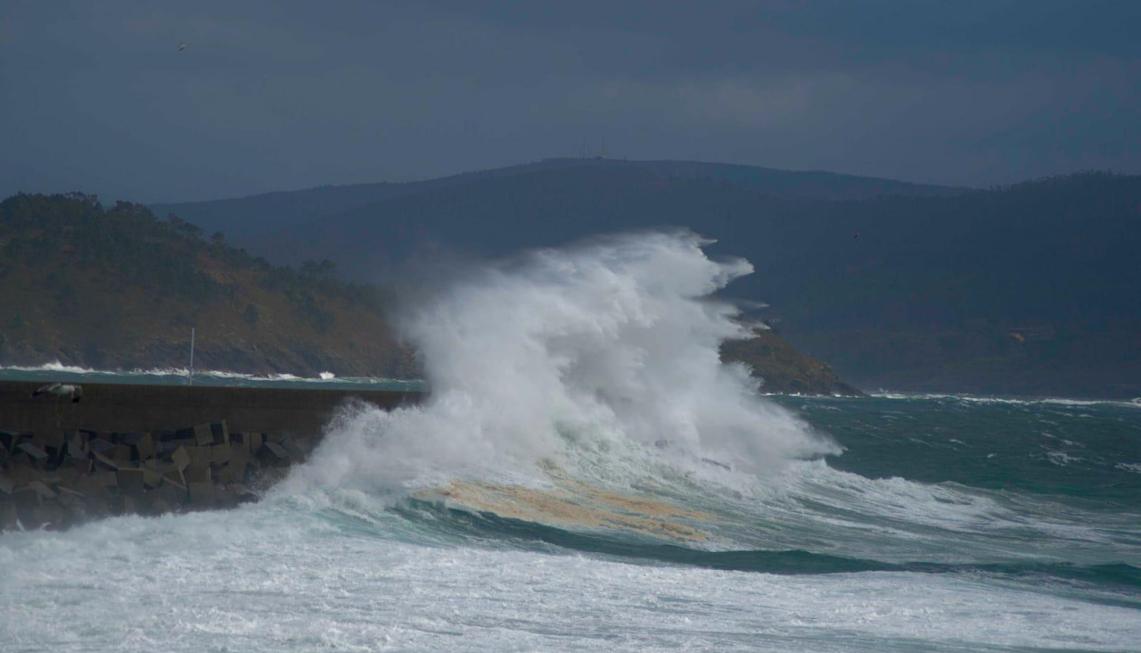 Temporal en Fisterra