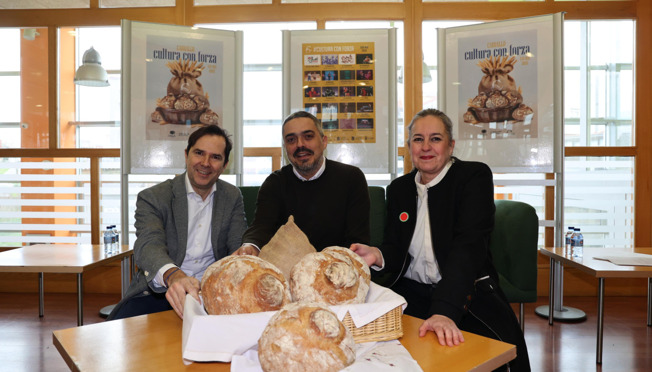 Maruxa Suárez, Daniel Pérez y Jacobo Sutil, este viernes en la presentación