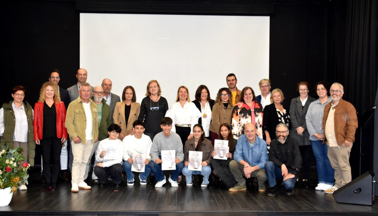 Acto de la entrega de premios del curso anterior