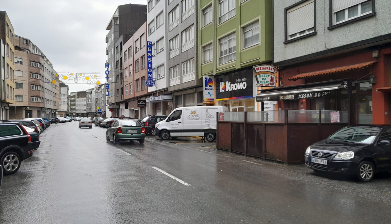 Avenida de Finisterre, donde se produjeron los hechos