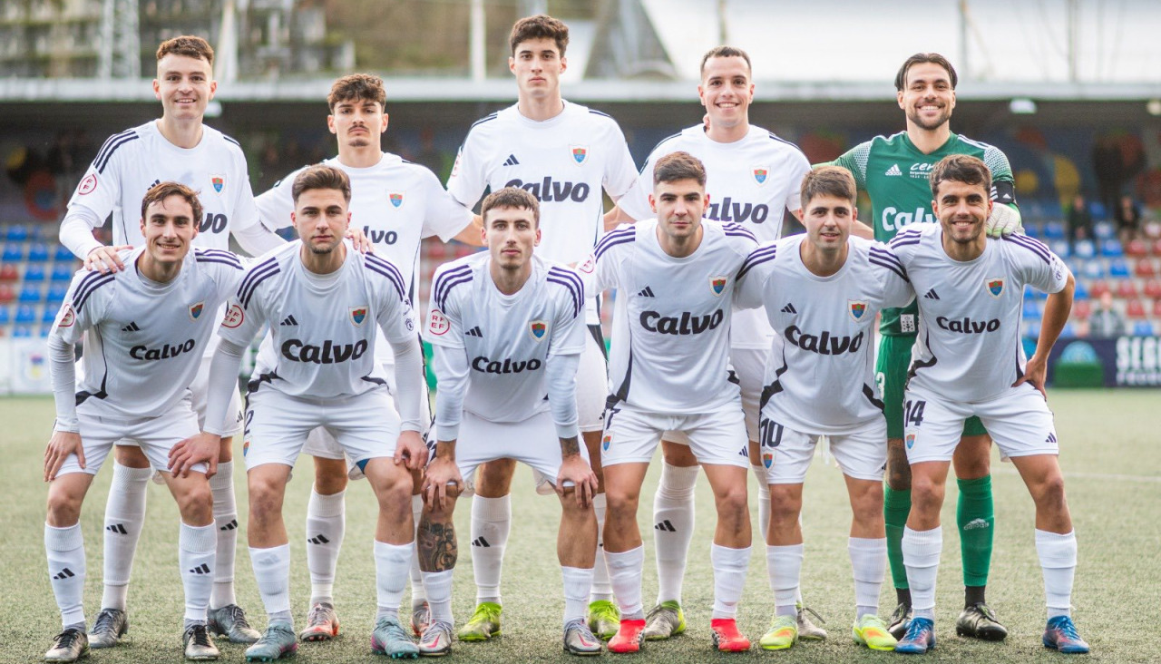 Once inicial del Bergantiños que saltó al campo del Nuevo Ganzábal