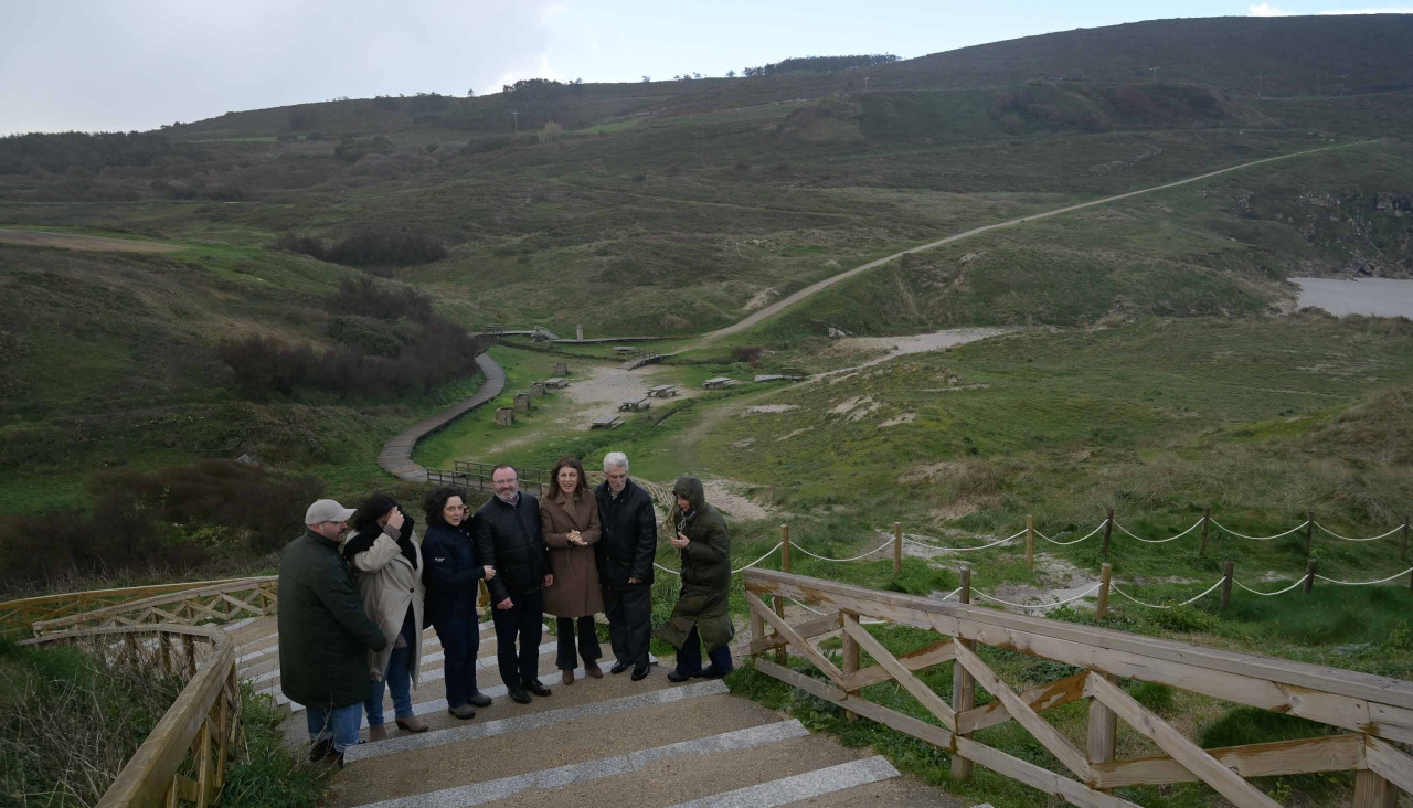 Visita de la conselleira de Medio Ambiente a Seaia y Caión