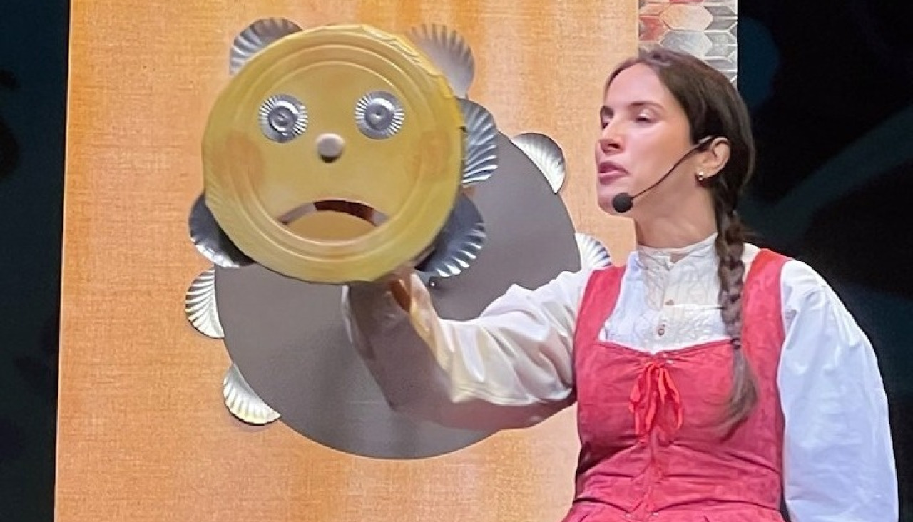 A Xanela do Maxín en uno de sus espectáculos 