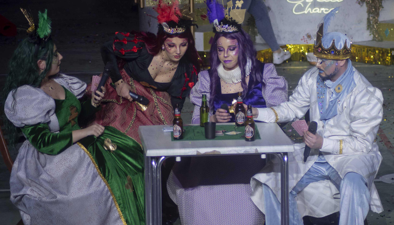 Comparsa Os da Charca, ganadora en Fisterra