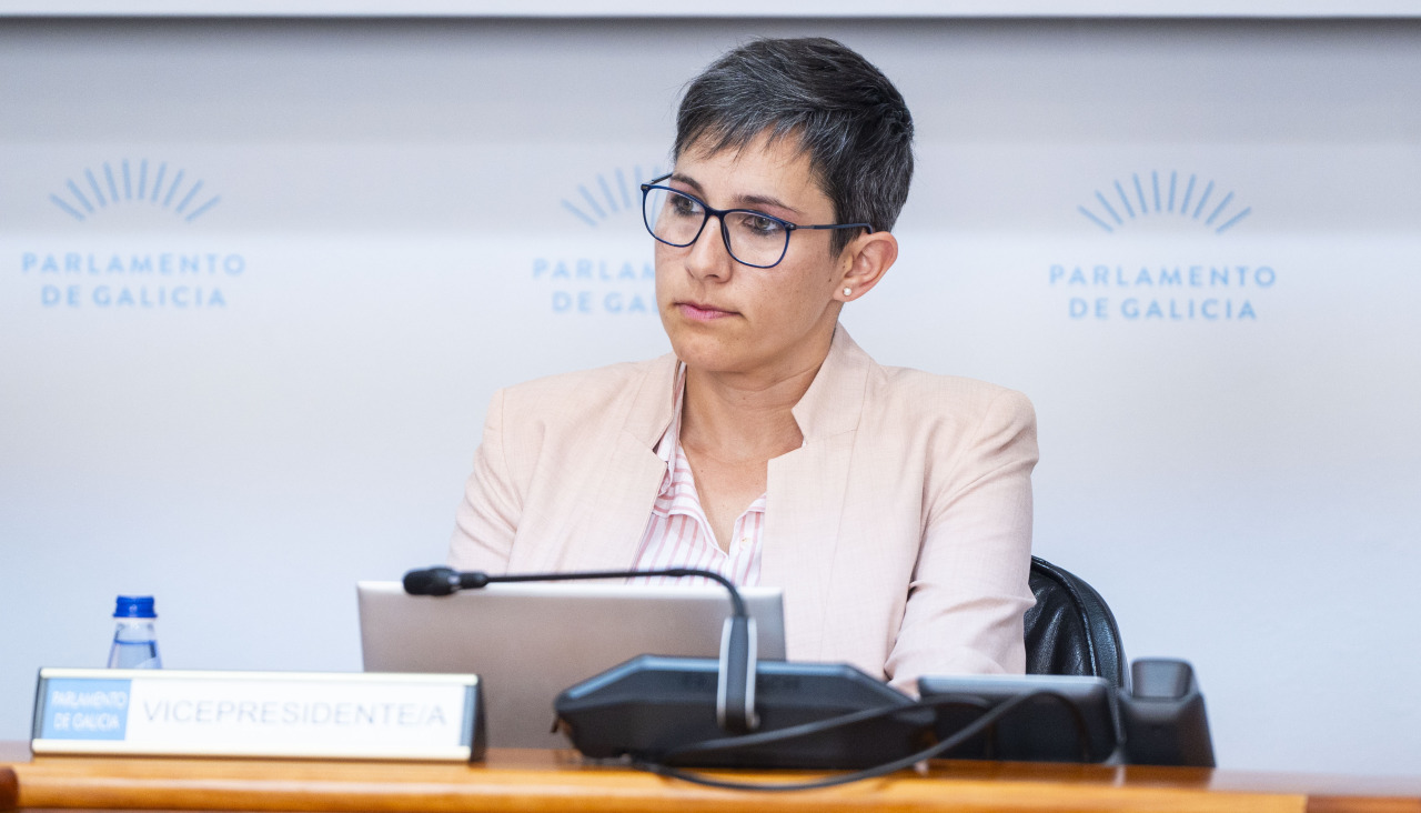 Paula Mouzo en la Comisión de Pesca del Parlamento