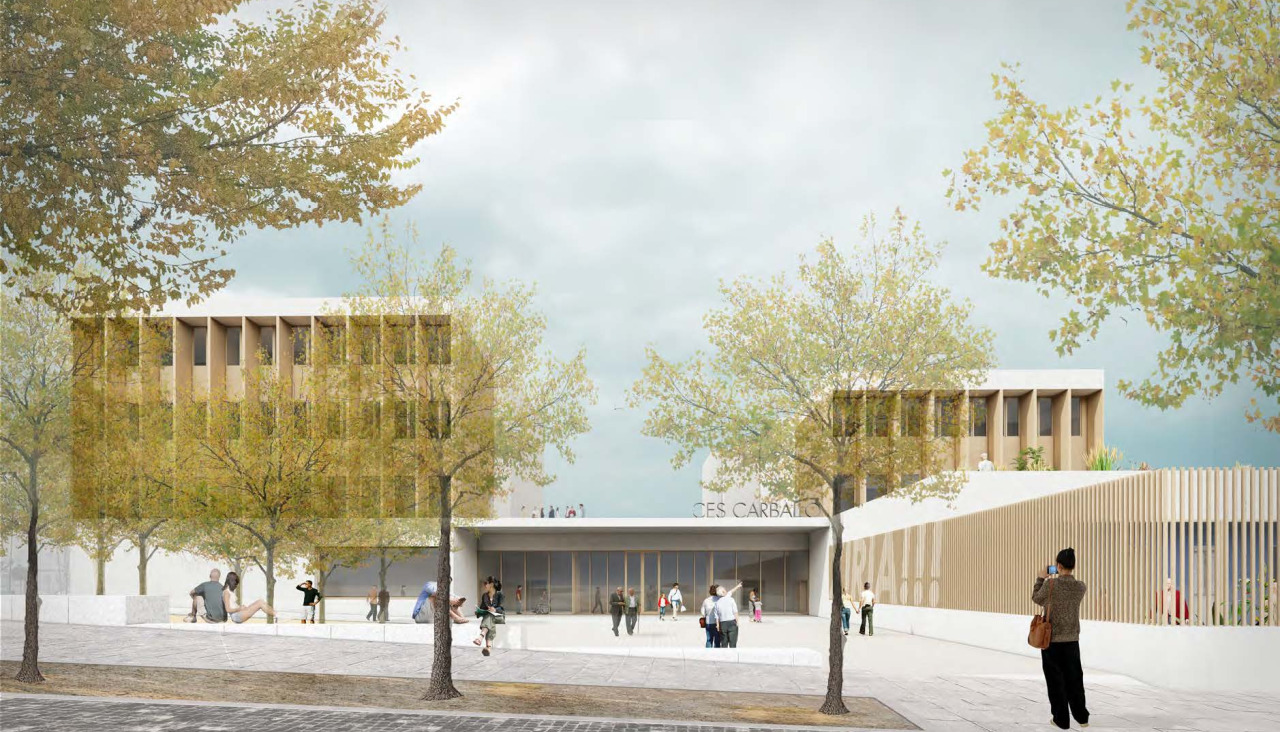 Imagen del proyecto ganador del concurso convocado por el Concello de Carballo