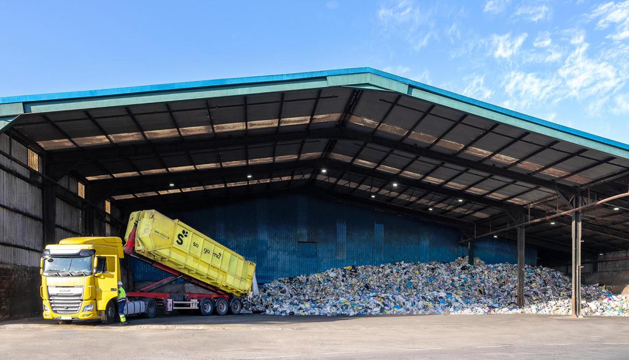 Los residuos de la entrada de Sogama