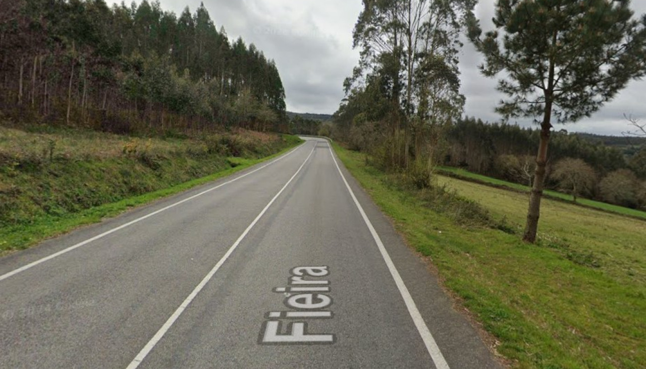 Vista de la DP-2404 que une Golmar y A Silva