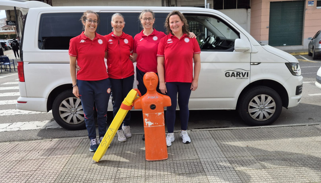 La deportistas del Sysca que acudieron al Campeonato de España Máster