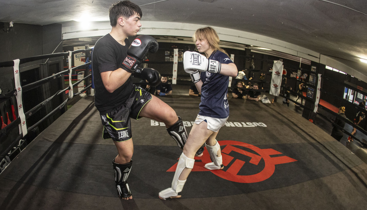 La concentración de kickboxing en Carballo