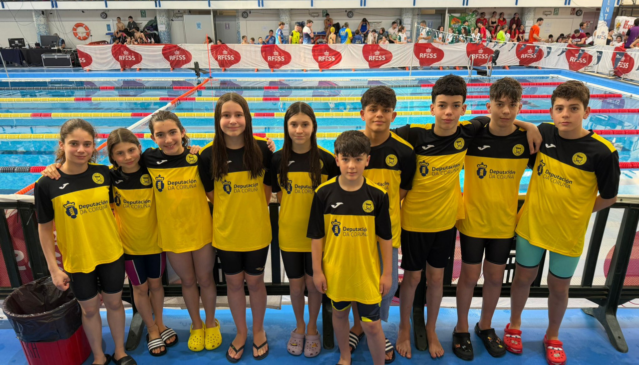 Infantiles y cadetes del SAL que acudieron al Campeonato de España