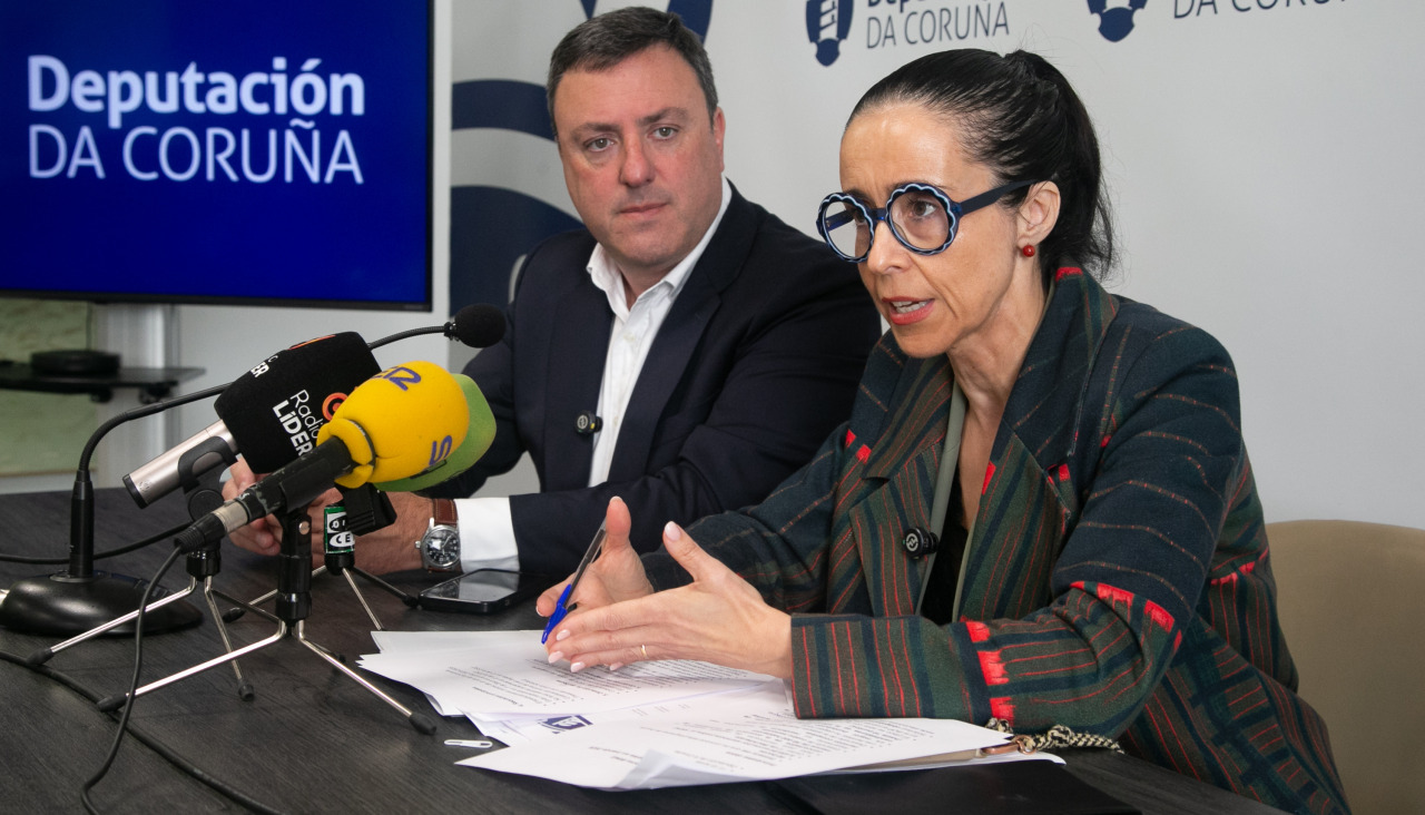Valentín González Formoso, presidente y Yoya Neira, diputada | cedida