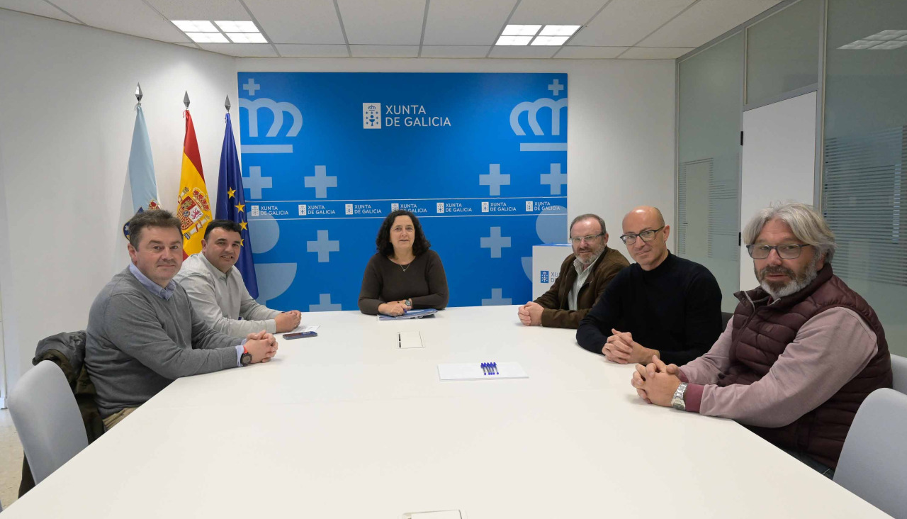 Un momento de la reunión de Belén do Campo con los alcaldes