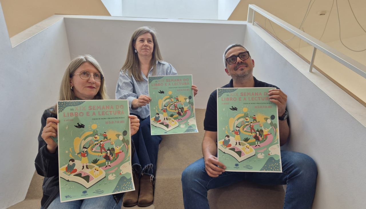 Presentación de la Semana do Libro en Carballo