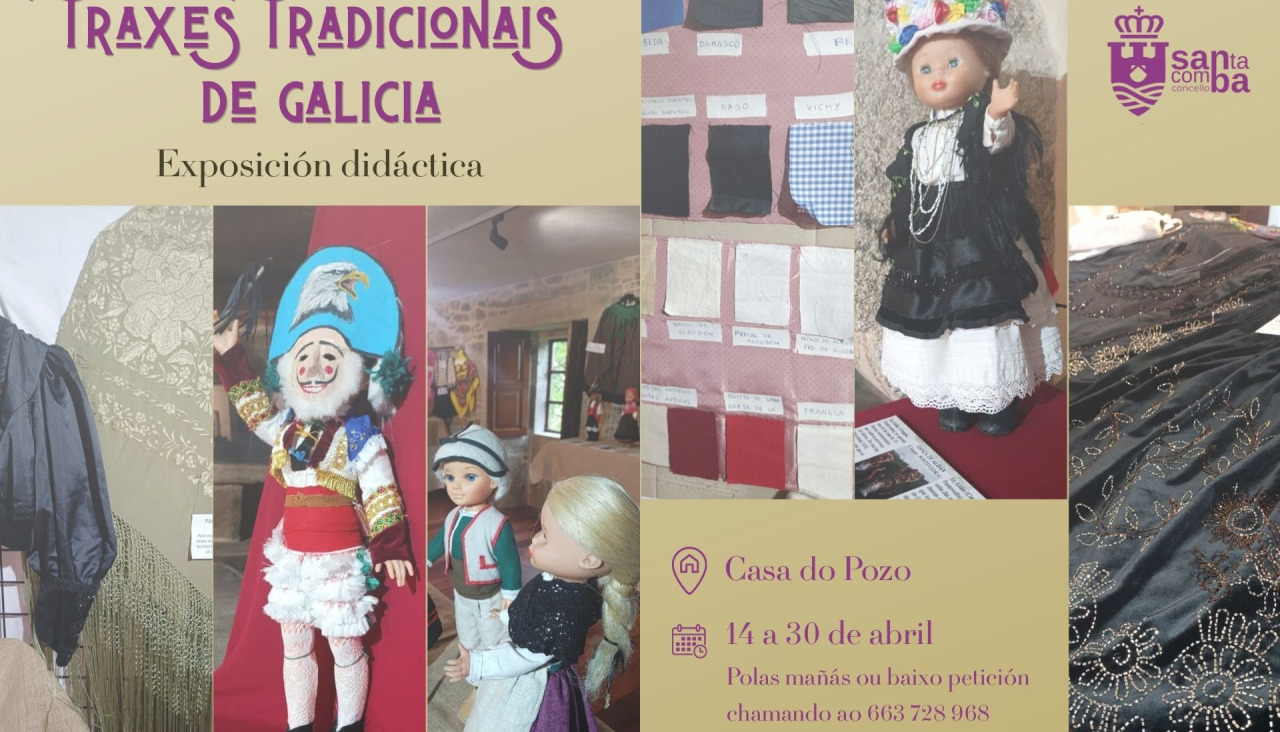 Santa Comba muestra los trajes tradicionales de Galicia