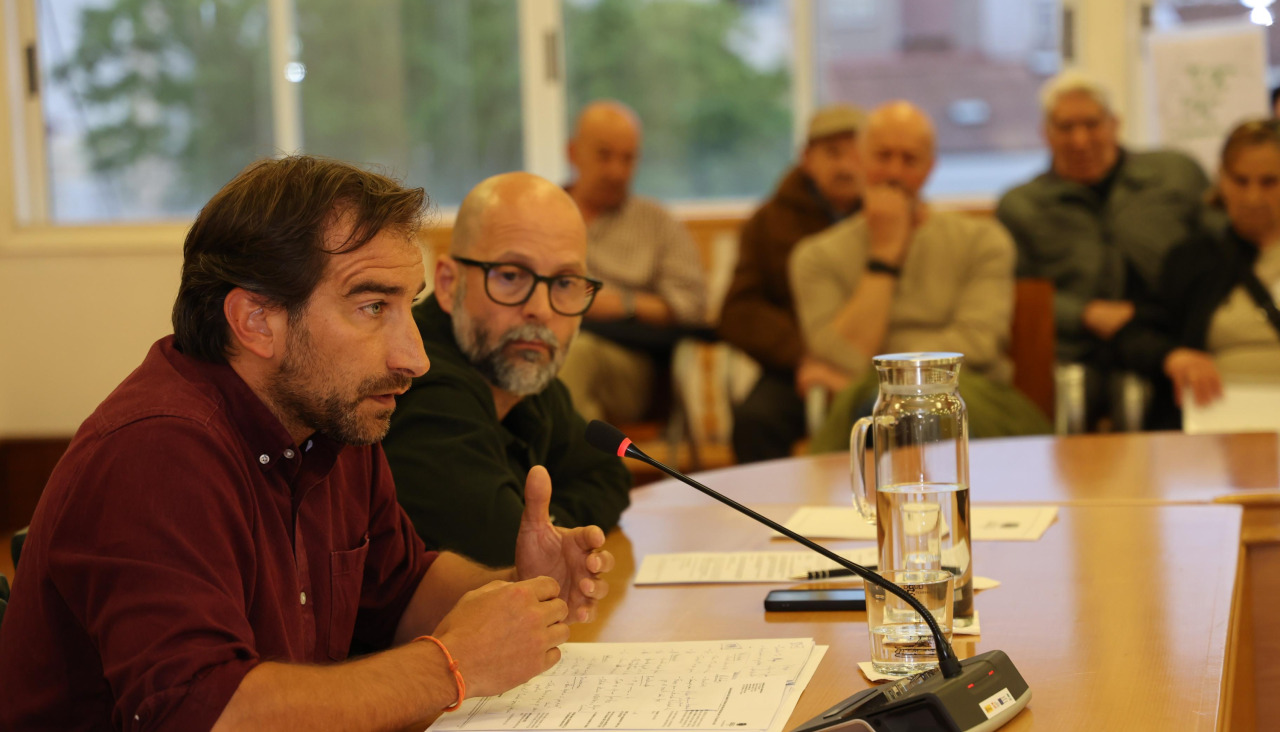 El concejal de Planificación Urbana Juan Seoane en un momento del pleno municipal