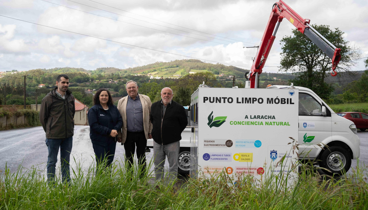Belén do Campo visitó el punto limpo de A Laracha