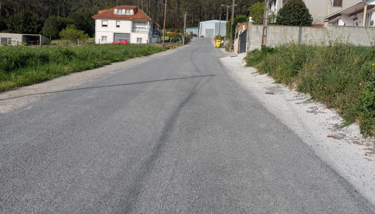 Vial entre Reboredo y San Bartolo en Vimianzo