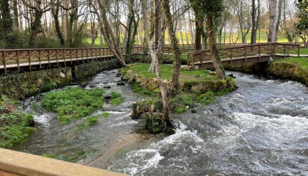 Río Anllóns a su paso por Gabenlle, A Laracha