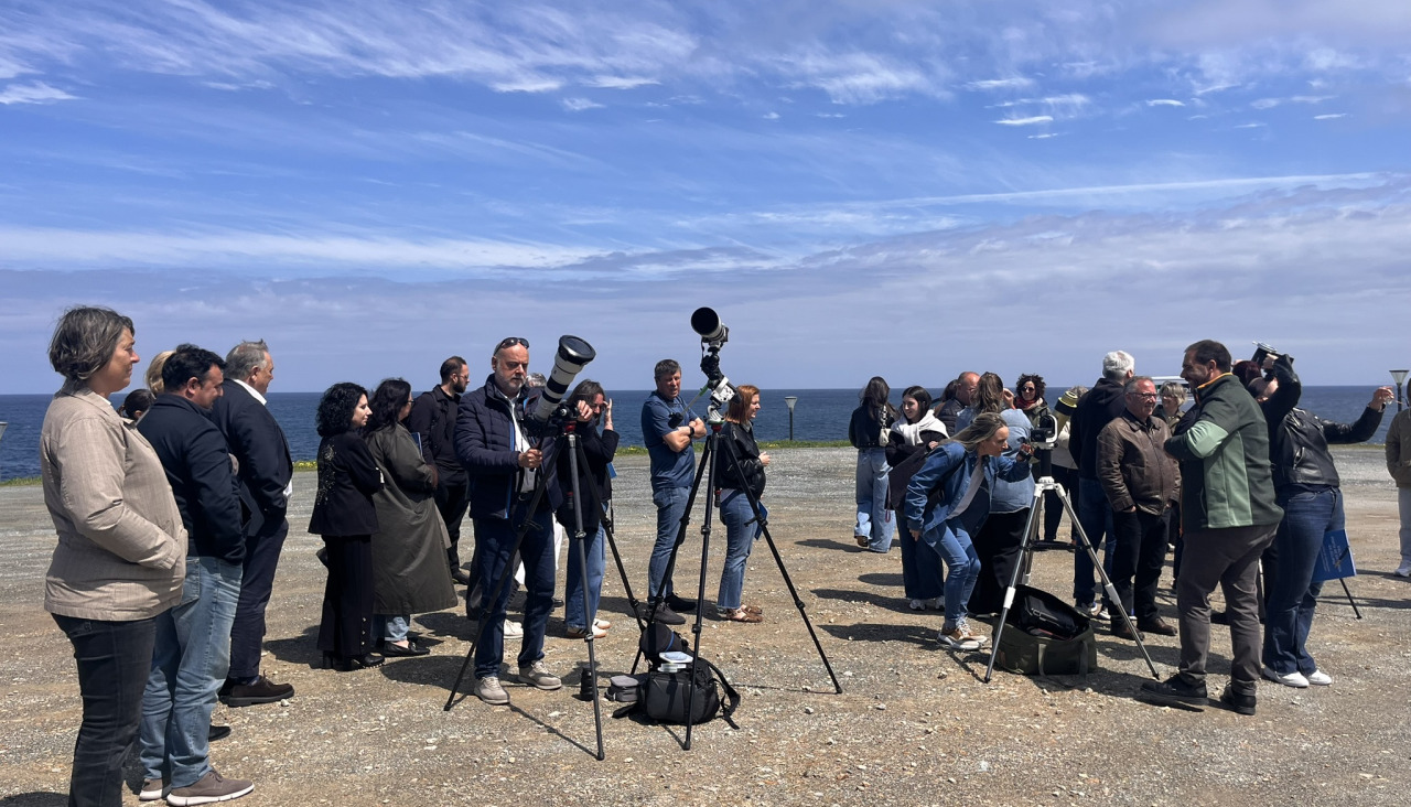 La jornada incluyó una sesión práctica de fotografía de observación solar