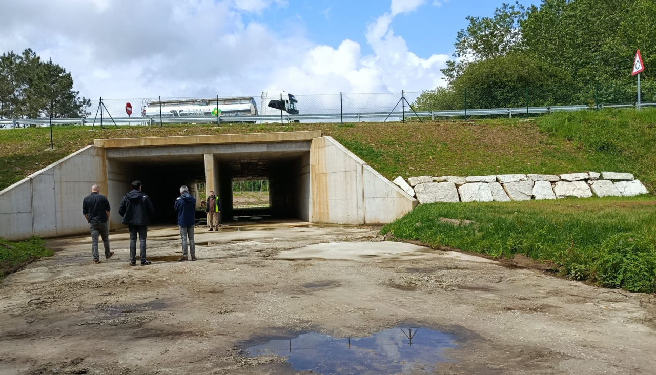 La última de las obras, en A Cepeira,  que fue recepcionada esta semana