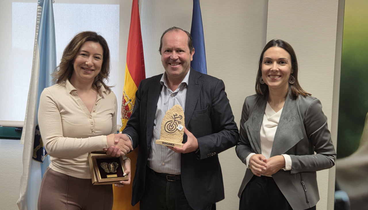 Visita de la delegación de Macedonia del Norte a Sogama