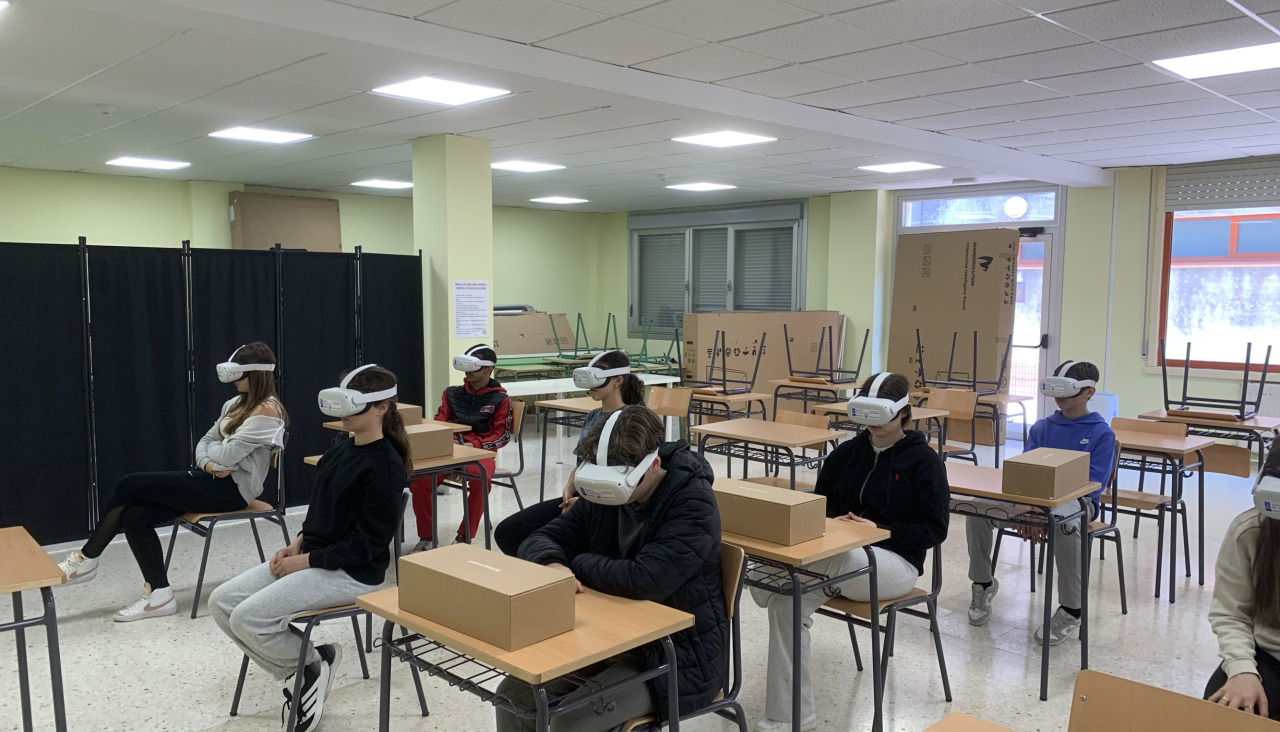 Actividad de sensibilización de escolares de Vieiro