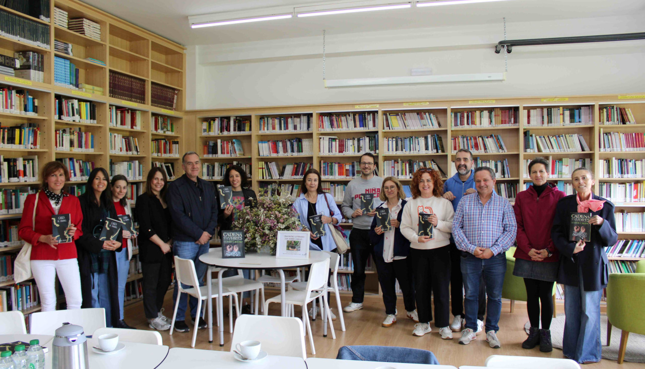 Rober Cagiao cierra el curso del Club de Lectura del IES de Baio