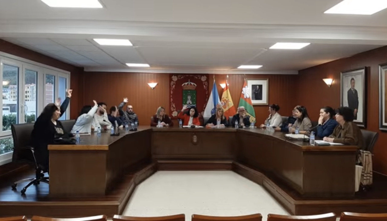 El pleno de Cee celebrado el lunes