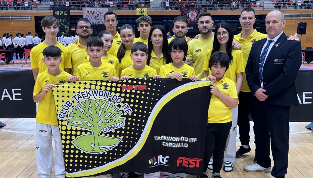 La delegación del Club Narani que se desplazó a Barakaldo