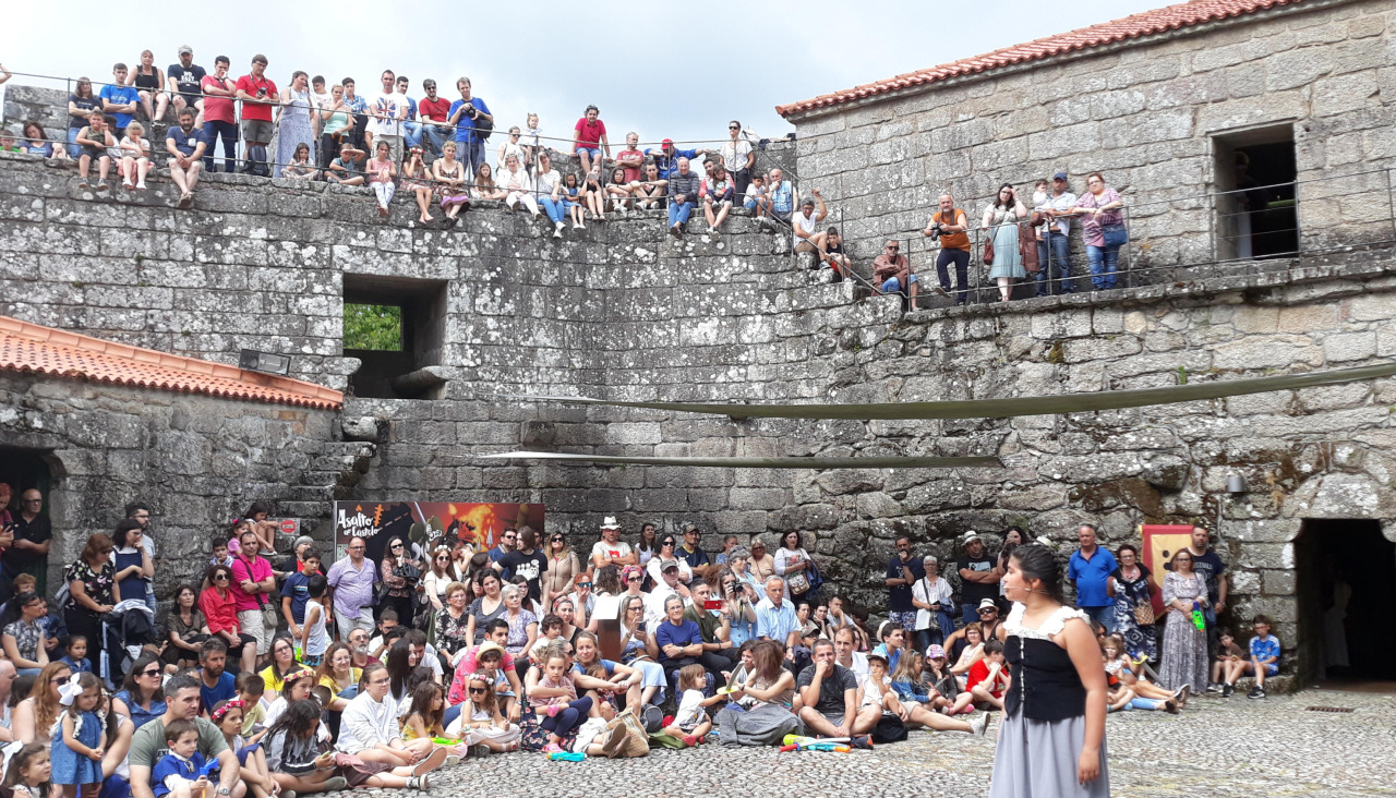 Una actividad del Asaltao ao Castelo de Vimianzo