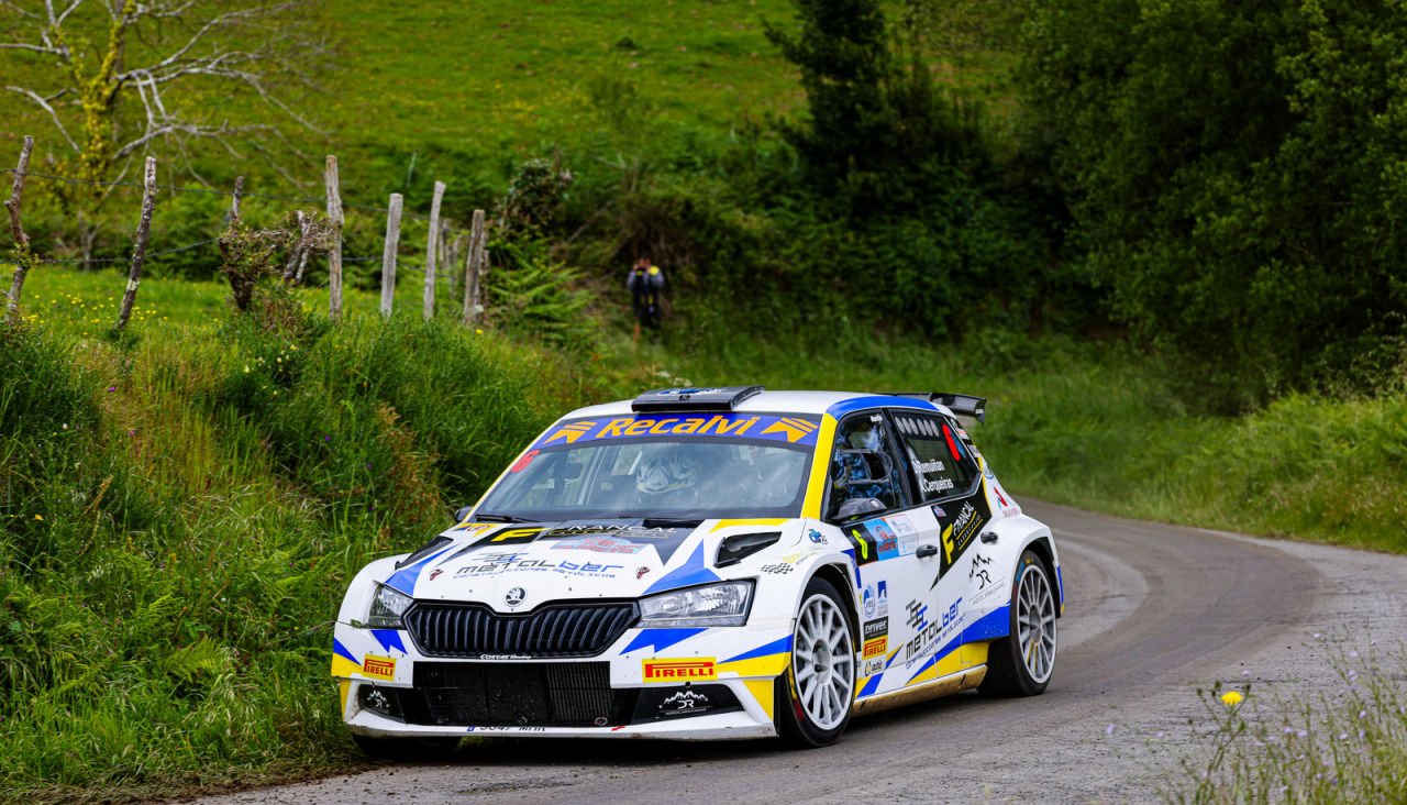 El Skoda Fabia R5 Evo de Daniel Remuiñán