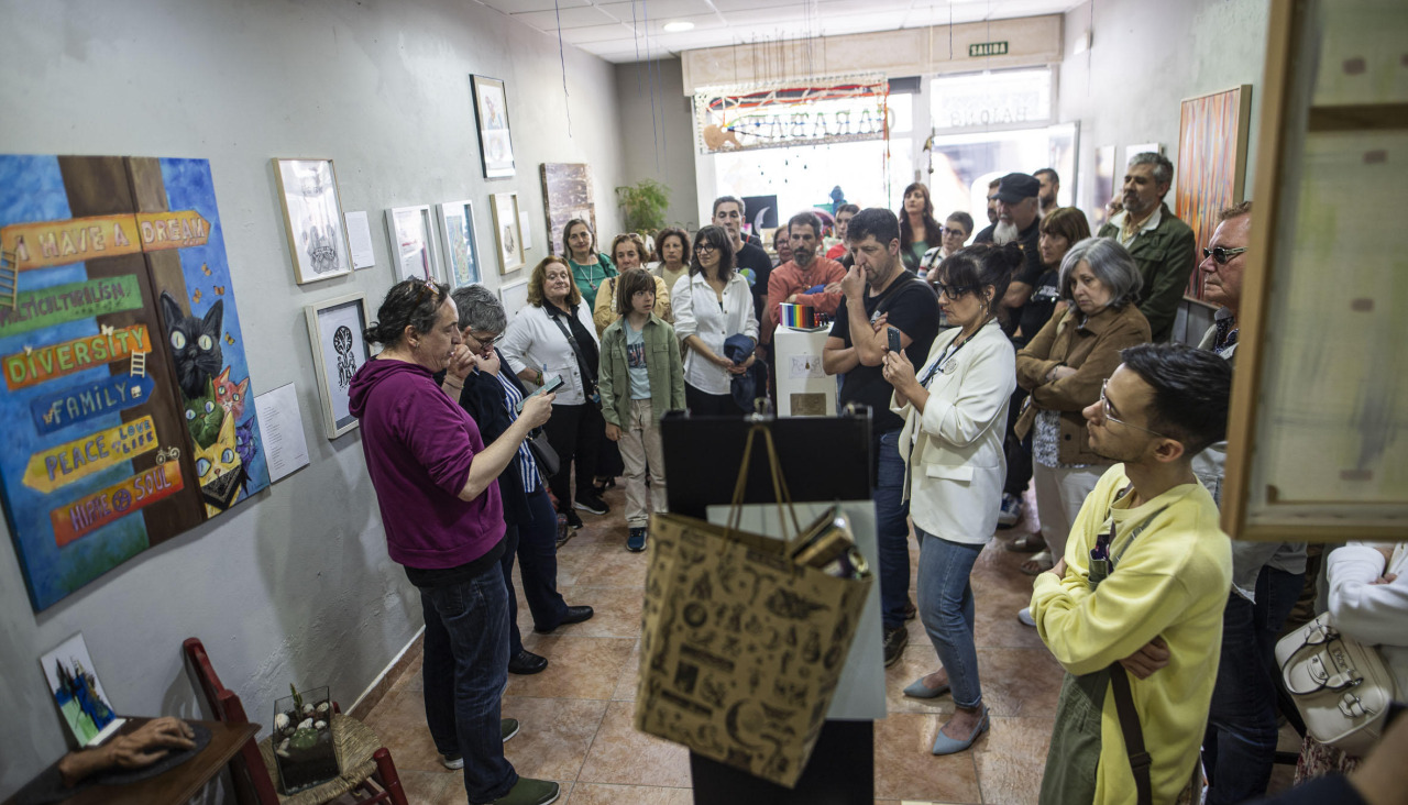 Exposición del Estudio Garabato, incluida en la jornada festiva del Curruncho Cuir