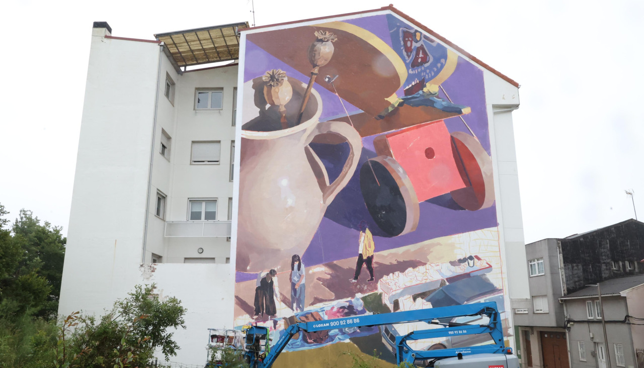 Mural del artista Lonac